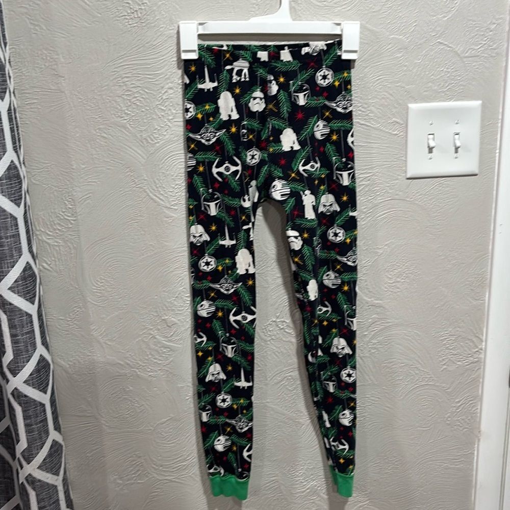 Hanna Andersson Kids Star Wars Christmas Pajama Pants Unisex Size 10